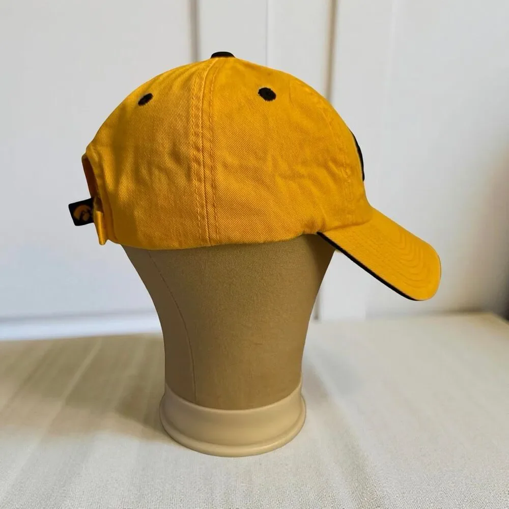 NCAA Iowa Hawkeyes Bimm Ridder The Game Hat Adjustable Strap Yellow Cotton Cap